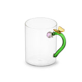 Fruit & Flowers mug w/ butterfly