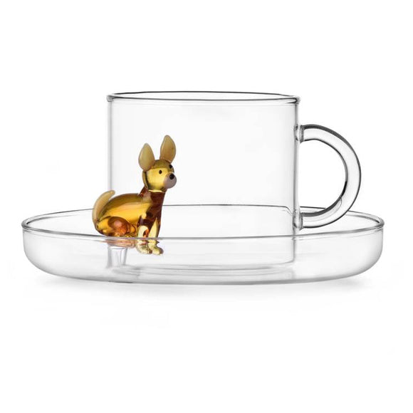 Dogs Tea cup w/saucer Chihuahua