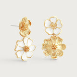 Wildflowers Mixed Drop Earrings