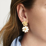 Wildflowers Mixed Drop Earrings