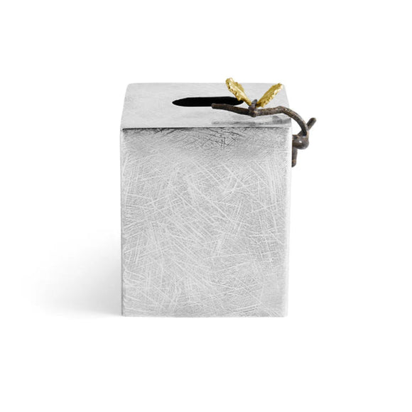 Butterfly Ginkgo Tissue Box - Square