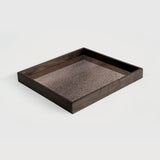 Aged tray - mirror - Bronze - square - S