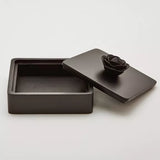 Jewelry box  in Black Rose 20cm