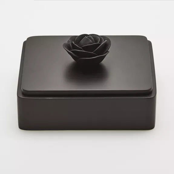 Jewelry box and diffuser in Black Rose 15cm