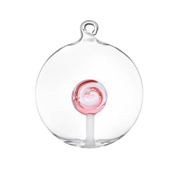 Sweet And Candy Christmas ball  Pink Lollipo 2pcs