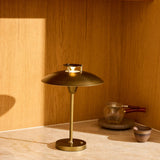Stepp 1-2-3 Table lamp, Antique brass