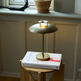 Stepp 1-2-3 Table lamp, Antique brass