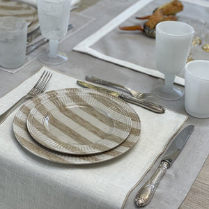 Filo Linen Placemat, Avorio - Mastice