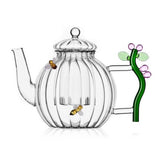 Botanica Teapot optic pink flower and bee
