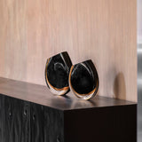 Vase 96 mini black-ambar