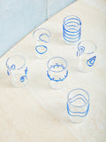 Deco Blue 6 pcs Shot Assorted