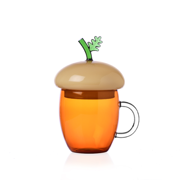 Acorns Mug Acorn W/Lid