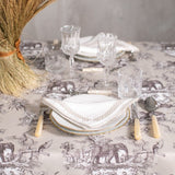 Erica Linen Napkin, Ivory