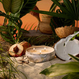 Tahitian Coconut Vanilla 3 Wick Tin