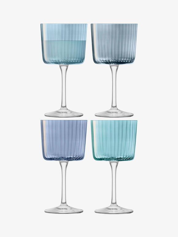 Gems Wine Glass Sapphire, Set of 4