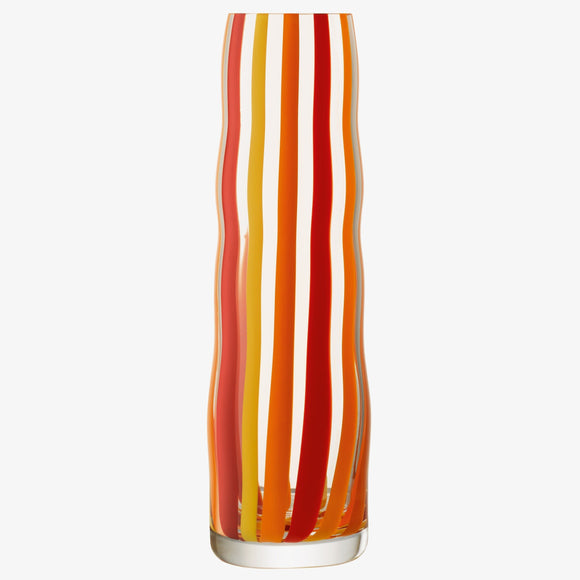 Folk Vase, Orange / Yellow / Red