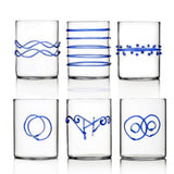 Deco Blue 6 pcs Shot Assorted