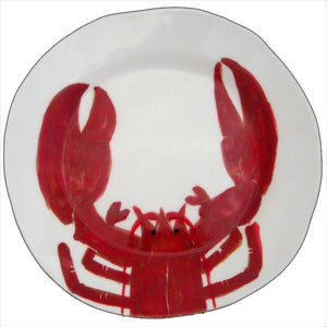 Majolica Breton Lobster Dessert Plate