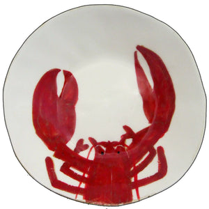 Majolica Breton Lobster Soup Plate