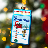 Matchbook Ornament - North Pole