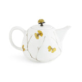 Butterfly Ginkgo Porcelain Tea Pot