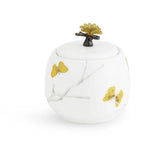 Butterfly Ginkgo Porcelain Tea Set - Sugar Pot