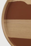 Second Nature Tray Glass - Auburn - Round - L