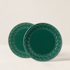 Cable-Knit Ceramic Plate Gift Set