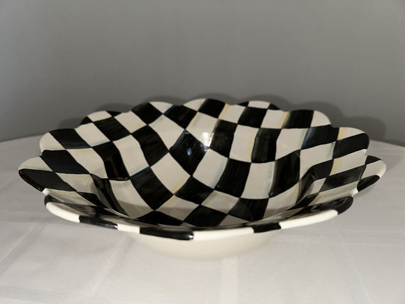Enamel Petal Serving Bowl