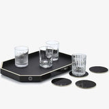 Octogone Tray M Black