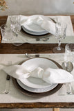 Filo Linen Placemat, Avorio - Silver