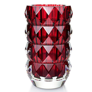 Louxor Round Vase_ Red