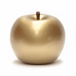 Gold Apple Sculpture