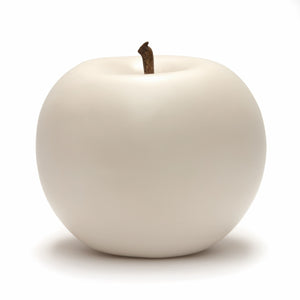 White Apple Sculpture
