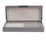 Chiffon Lacquer Jewelery Box with Silver