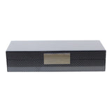 Carbon Fibre Lacquer Box with Silver - Addison Ross