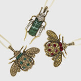 Jeweled Insect Ornament, Emerald