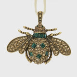 Jeweled Insect Ornament, Emerald
