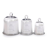 Spring Crocus Candle Jar With Glass Dome - Medium