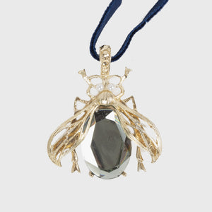 Classic Smoked Crystal Hanging Ornament
