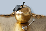 Apple Honey pot with spoon michael aram - Gold