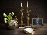 Black Iris Candleholders