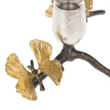 Butterfly Ginkgo Candleholder detail - Michael Aram