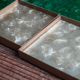 Fossil organic mini trays,  ethnicraft