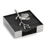 White Orchid Cocktail Napkin Holder
