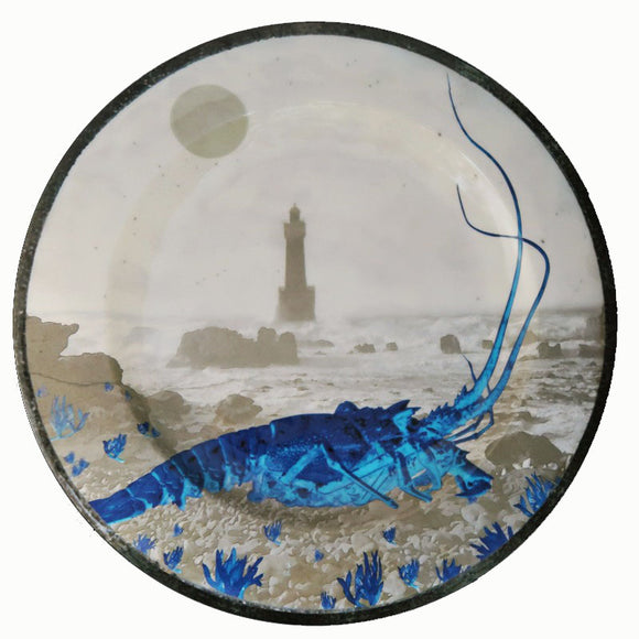 Melamine Crayfish Dinner Plate