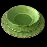Melamine Green Dinner Plate